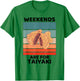 Vintage Taiyaki Food Lover Weekends Are For Taiyaki Lover T-Shirt - T-Shirt | Irish Green