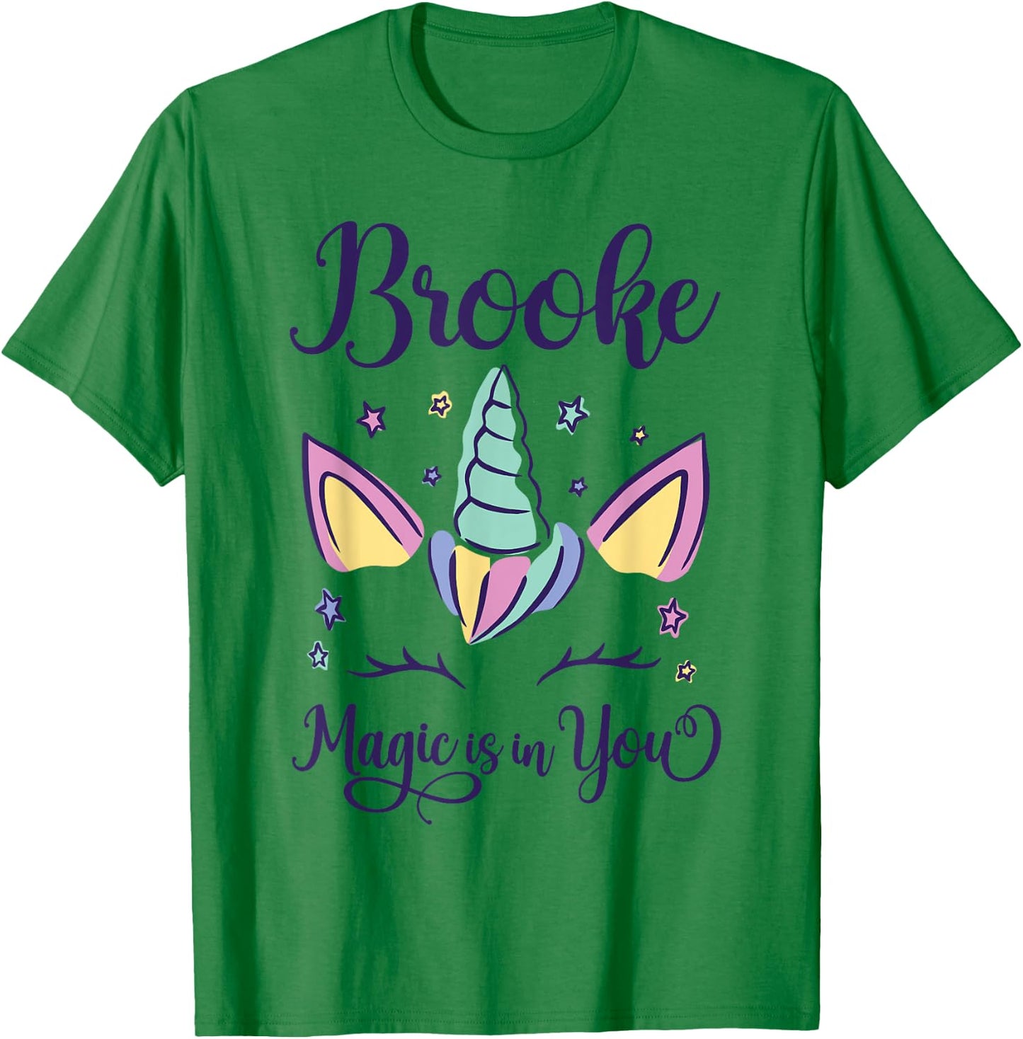 First Name Brooke Personalized I Love Brooke T-Shirt - T-Shirt | Irish Green