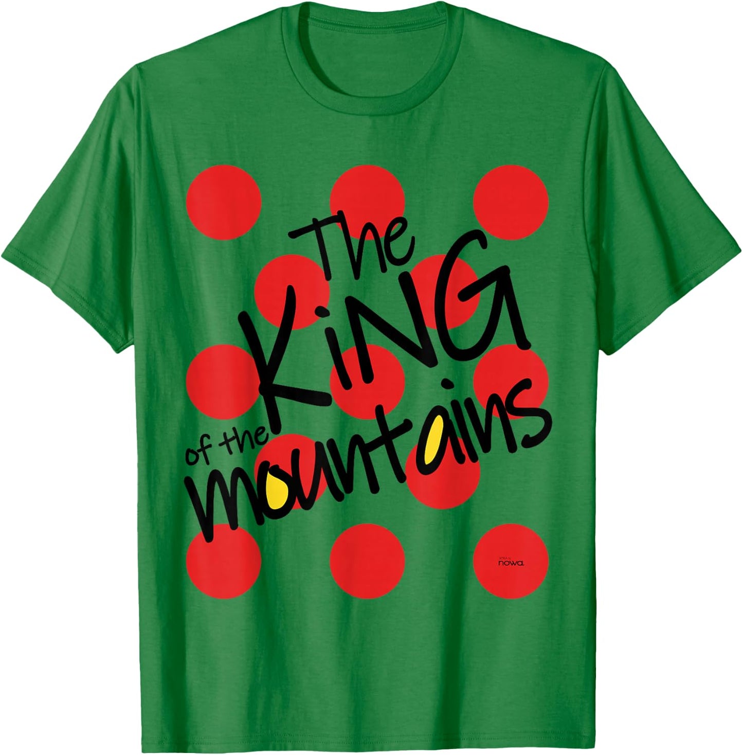Cycling Racing Bike Bicycle Motivation King of the Mountains T-Shirt - T-Shirt | Irish Green