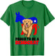 Proud To Be A Democrat Dog Puppy USA America Donkey Politics T-Shirt - T-Shirt | Irish Green