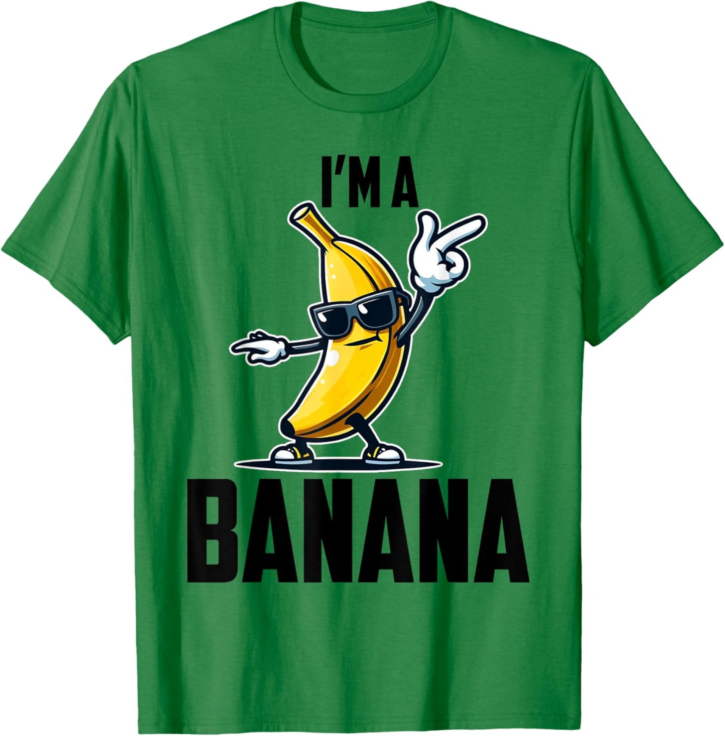 I'm A Banana Shirt Cute Funny Banana Costume Men Women Kids T-Shirt - T-Shirt | Irish Green