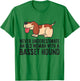 Never Underestimate An Old Woman With A Basset Hound T-Shirt - T-Shirt | Irish Green