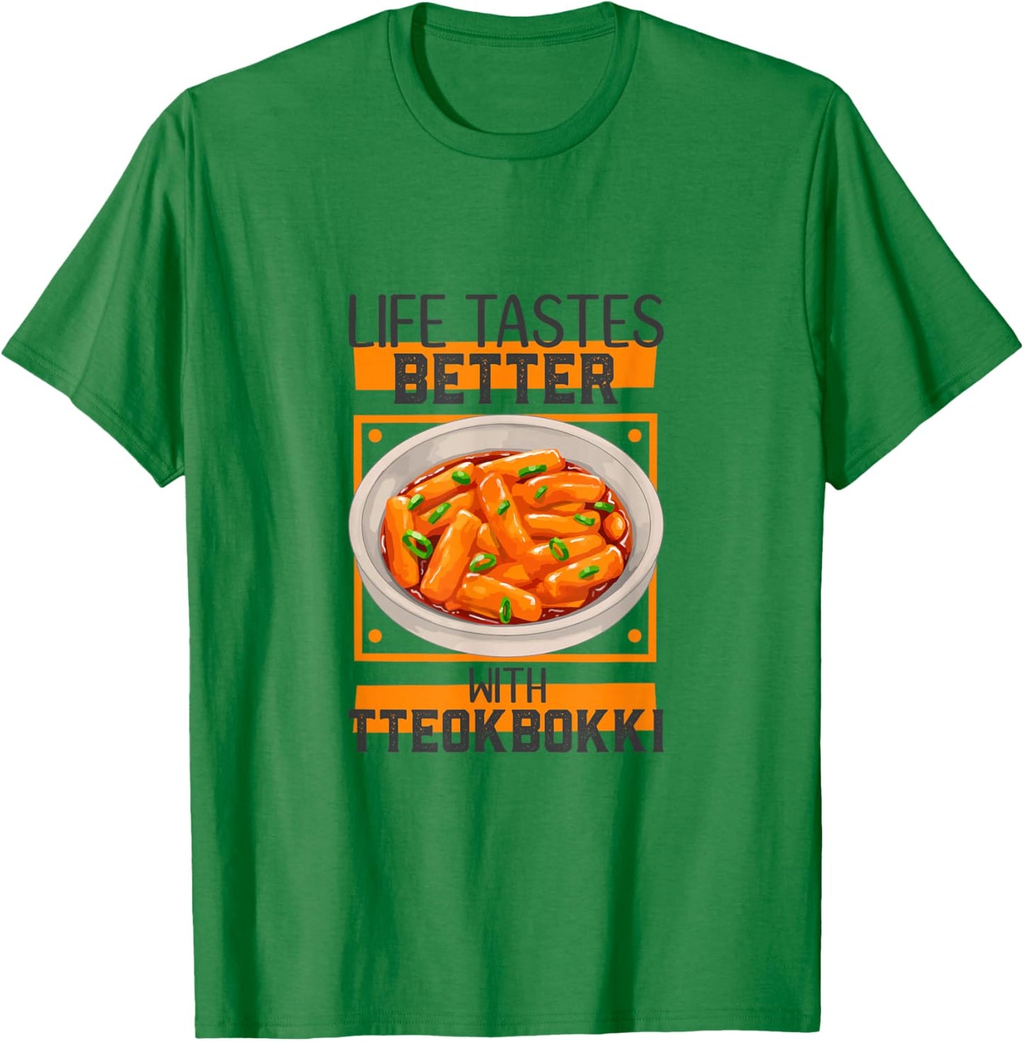 I love Tteokbokki T-Shirt - T-Shirt | Irish Green