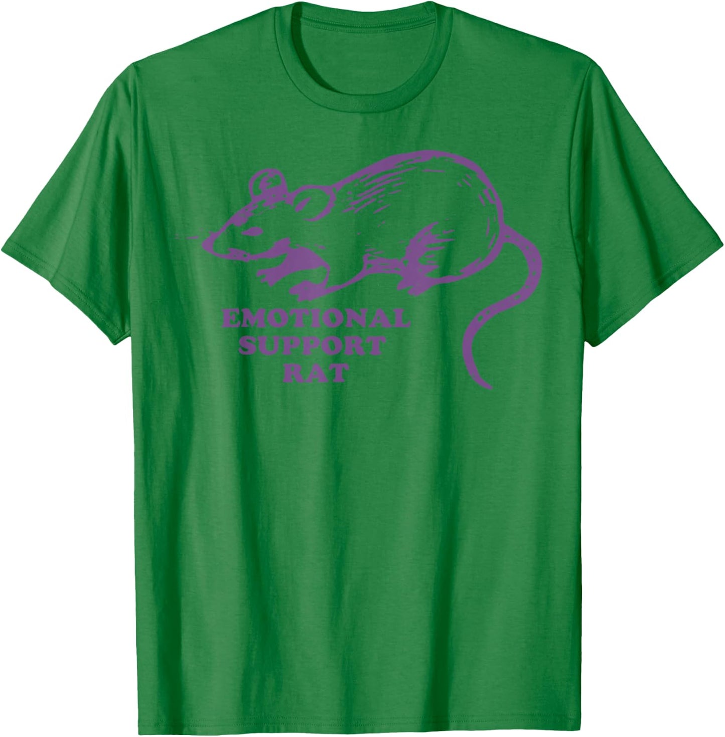 Emotional Support Rat T-Shirt - T-Shirt | Irish Green