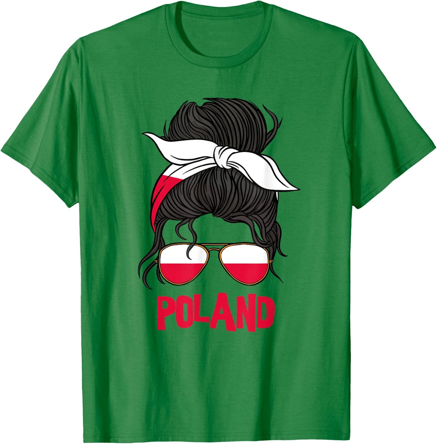 Poland graphic design for girls kid Polish toodler T-Shirt - T-Shirt | Irish Green