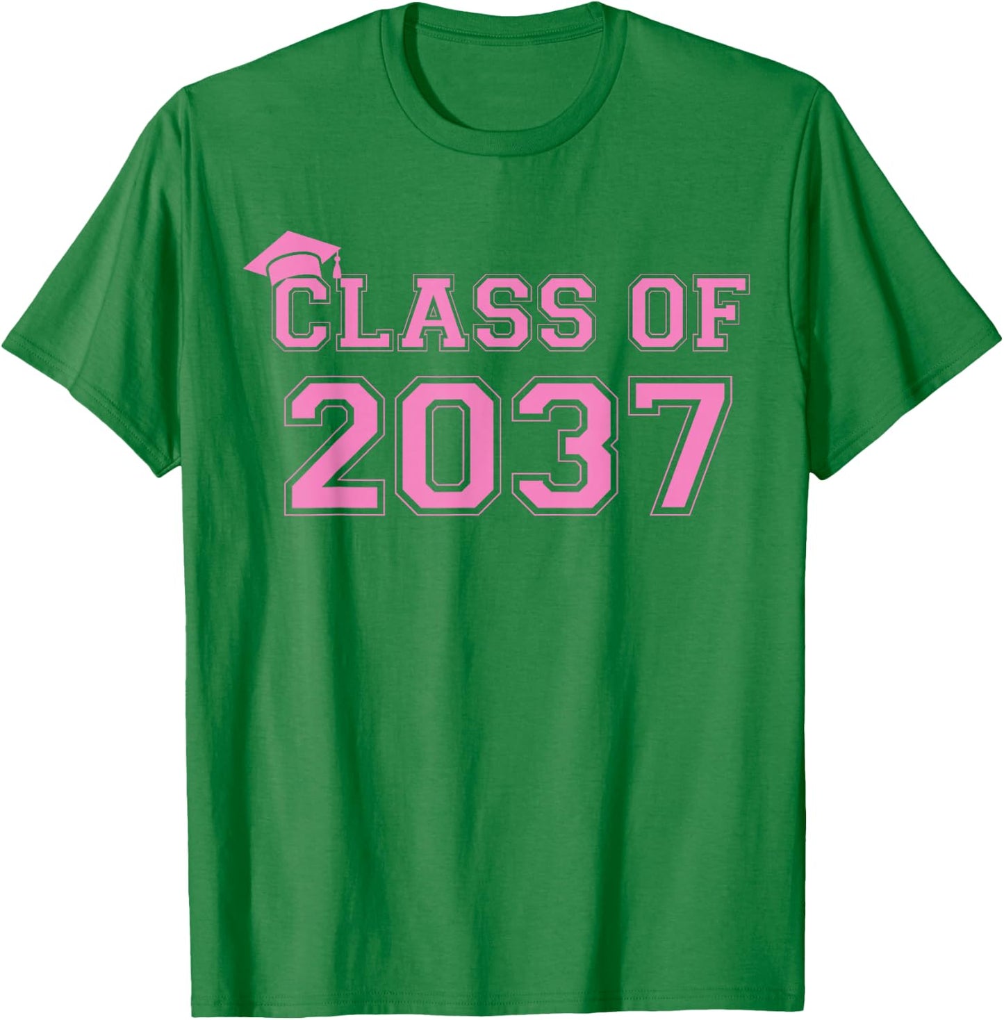 Class Of 2037 Kindergarten Back to School 2037 Graduation T-Shirt - T-Shirt | Irish Green