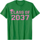 Class Of 2037 Kindergarten Back to School 2037 Graduation T-Shirt - T-Shirt | Irish Green