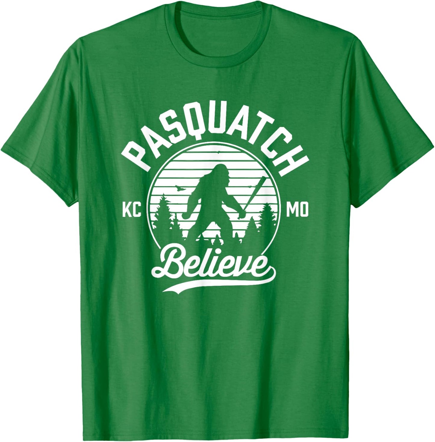 KC PASQUATCH BELIEVE Kids Pasquatch Kansas City T-Shirt - T-Shirt | Irish Green