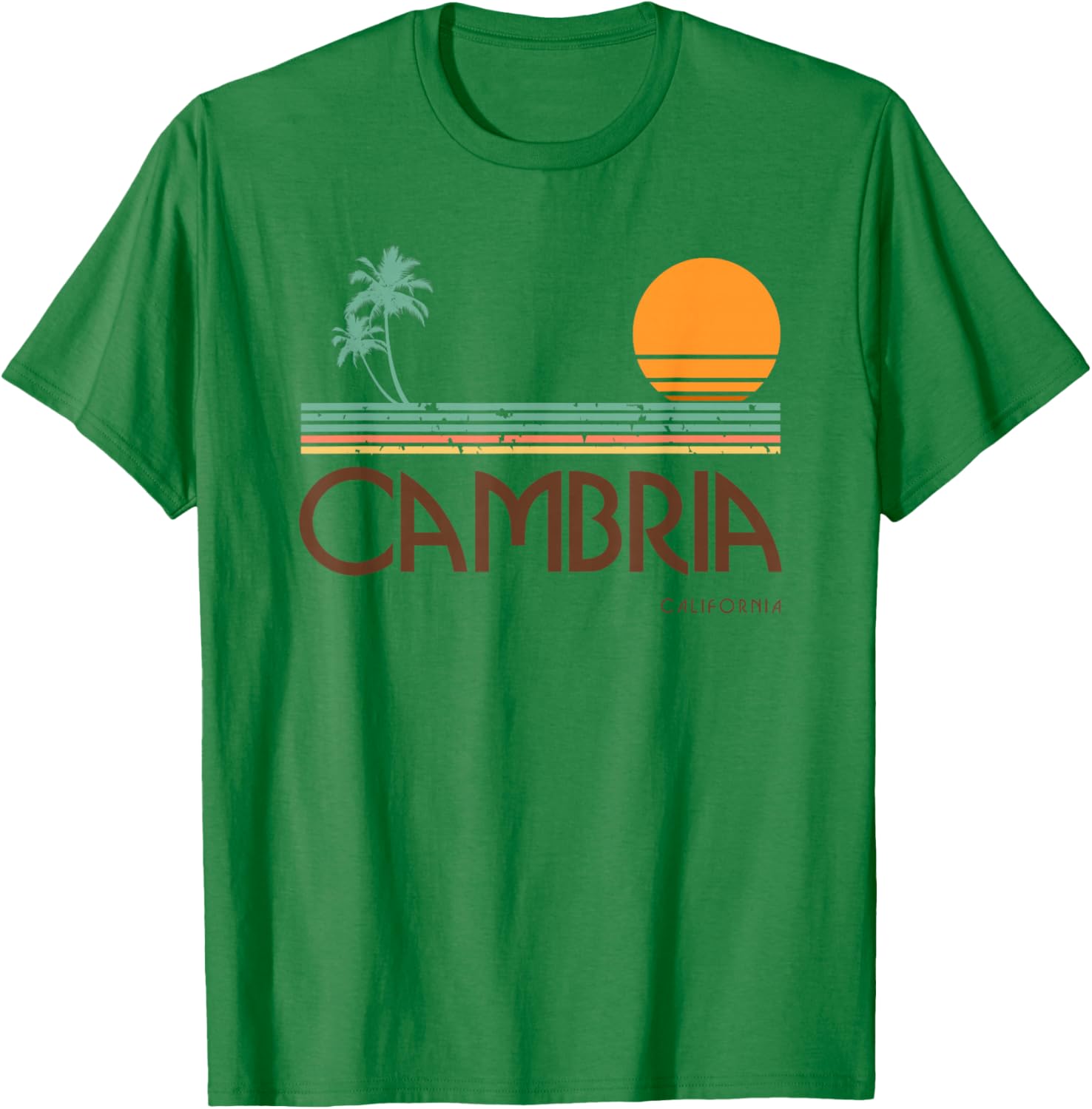 Vintage Cambria California T-Shirt - T-Shirt | Irish Green