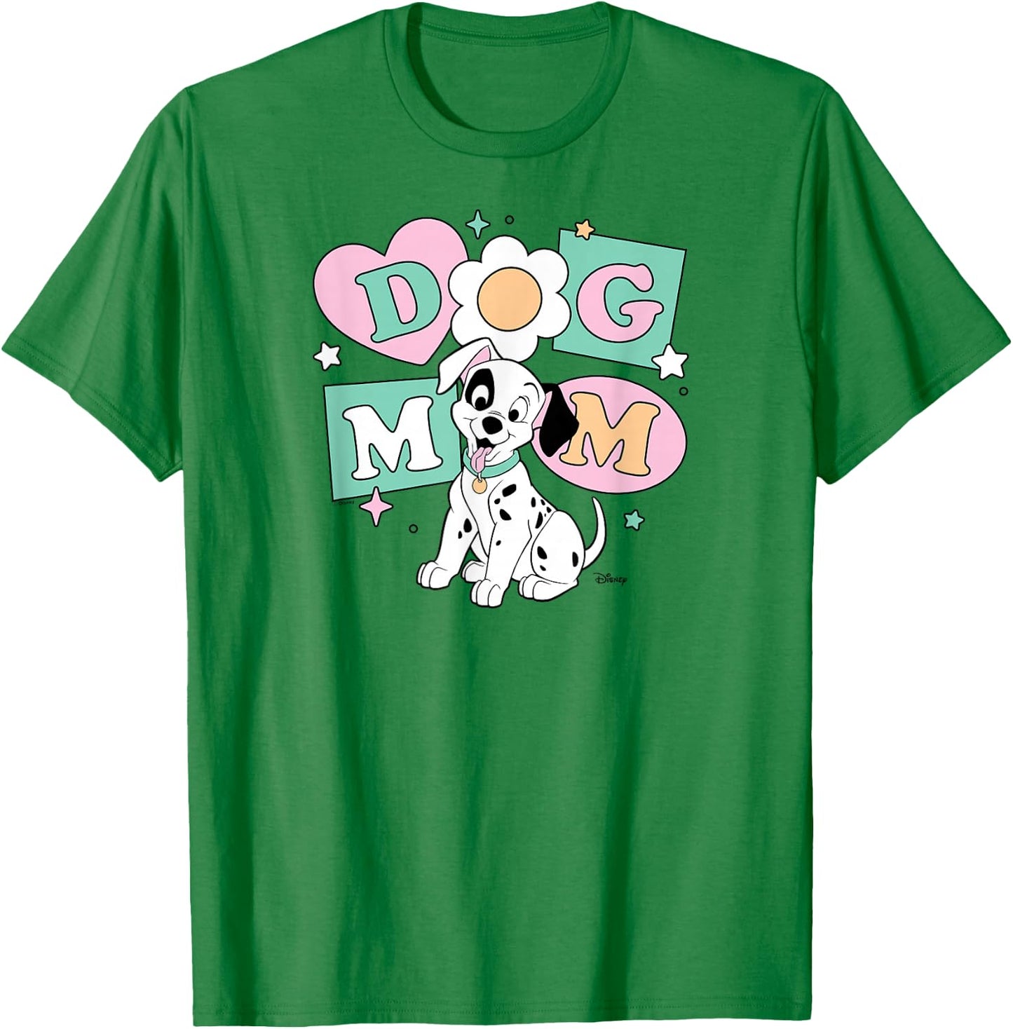 101 Dalmatians - Spot The Puppy Dog Mom T-Shirt - T-Shirt | Irish Green