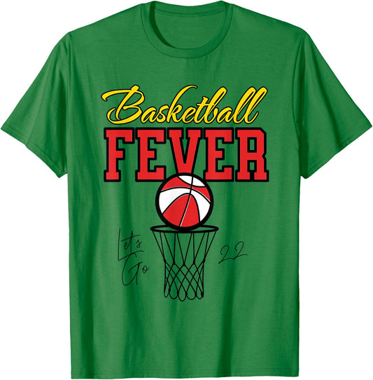 Basketball Fever Women's Basketball T-Shirt - T-Shirt | Irish Green