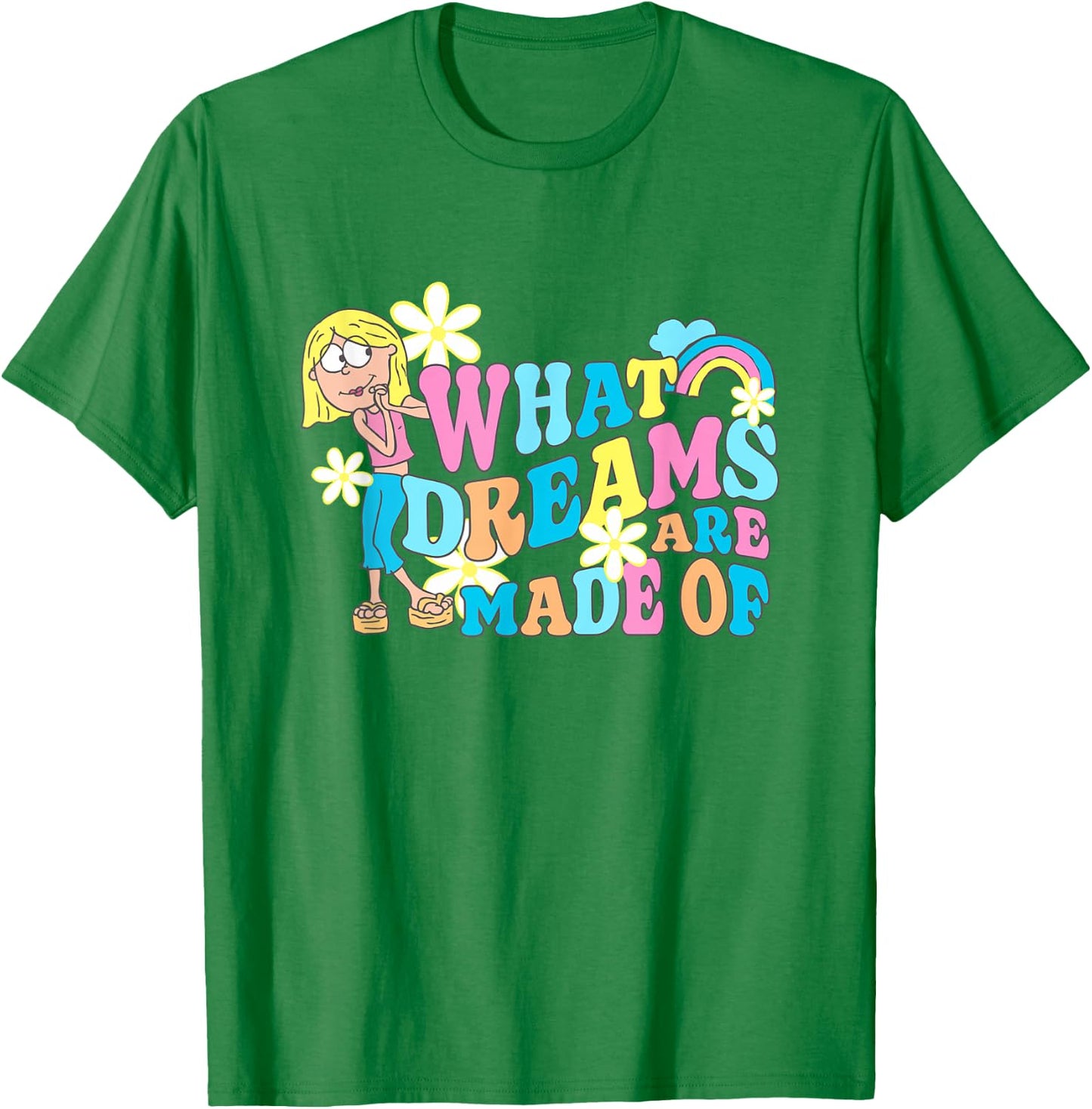 Disney Lizzy McGuire What Dreams Are Made Of Iconic Big Logo T-Shirt - T-Shirt | Irish Green