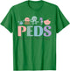 Women Pediatric Physical Therapy PEDS PT Ocean Sea Animal T-Shirt - T-Shirt | Irish Green