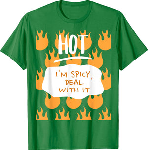 Hot Hot Sauce Packet Group Halloween Costume Matching T-Shirt - T-Shirt | Irish Green