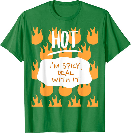 Hot Hot Sauce Packet Group Halloween Costume Matching T-Shirt - T-Shirt | Irish Green