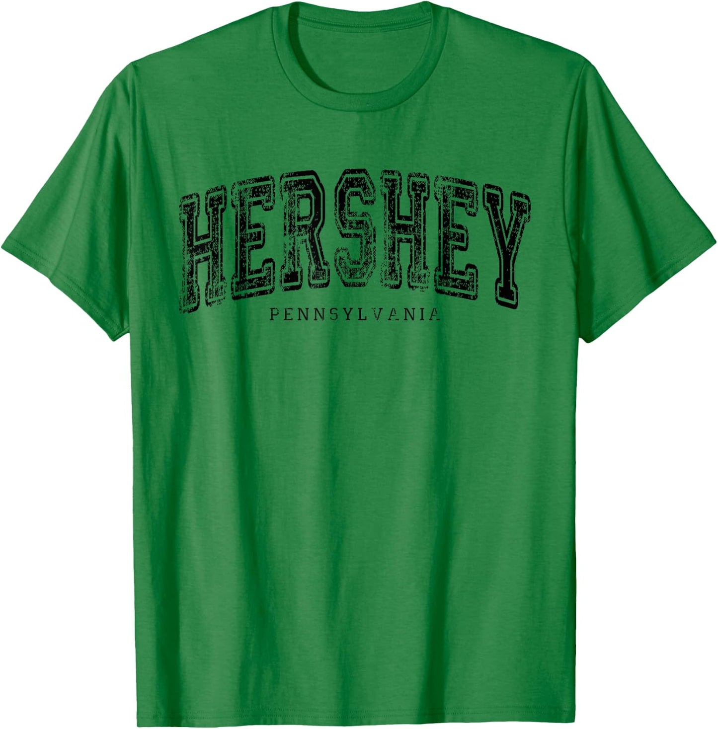 Hershey Pennsylvania Vintage Retro US City State Travel T-Shirt - T-Shirt | Irish Green