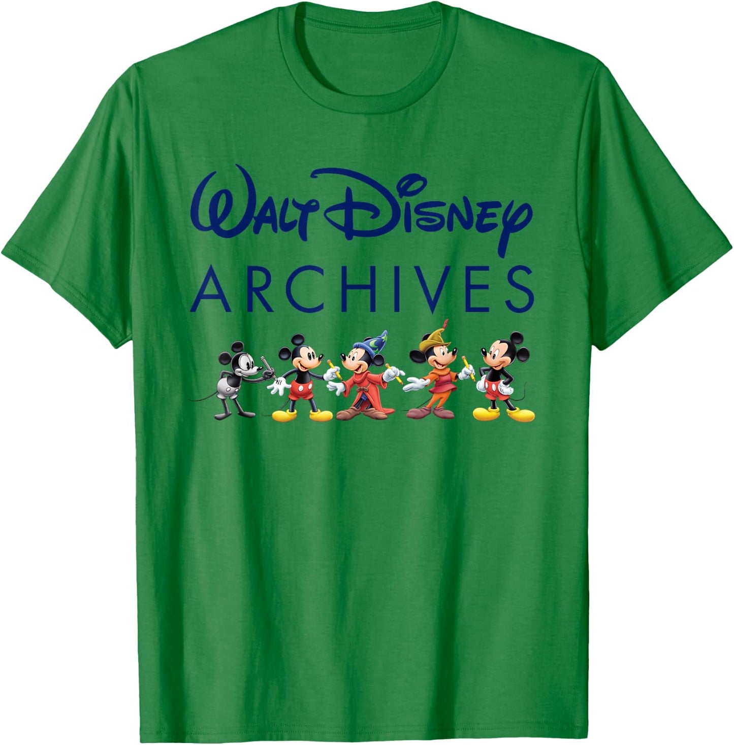 Walt Disney Archives Mickey Mouse T-Shirt - T-Shirt | Irish Green