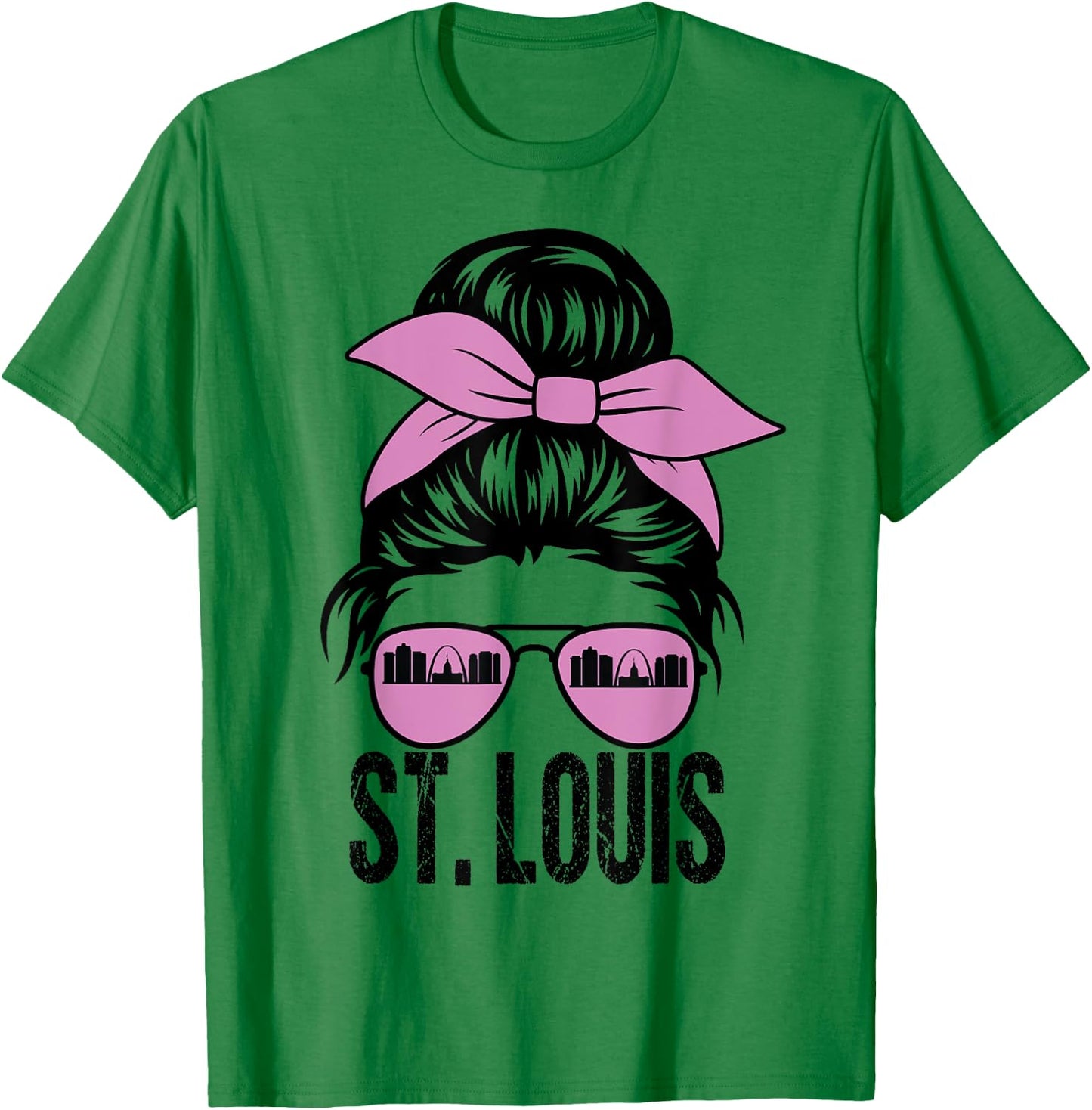 St Louis Kids St Louis USA American T-Shirt - T-Shirt | Irish Green