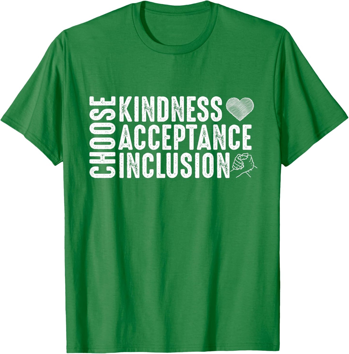 Choose Kindness Acceptation Inclusion Unity Day Orange Kids T-Shirt - T-Shirt | Irish Green