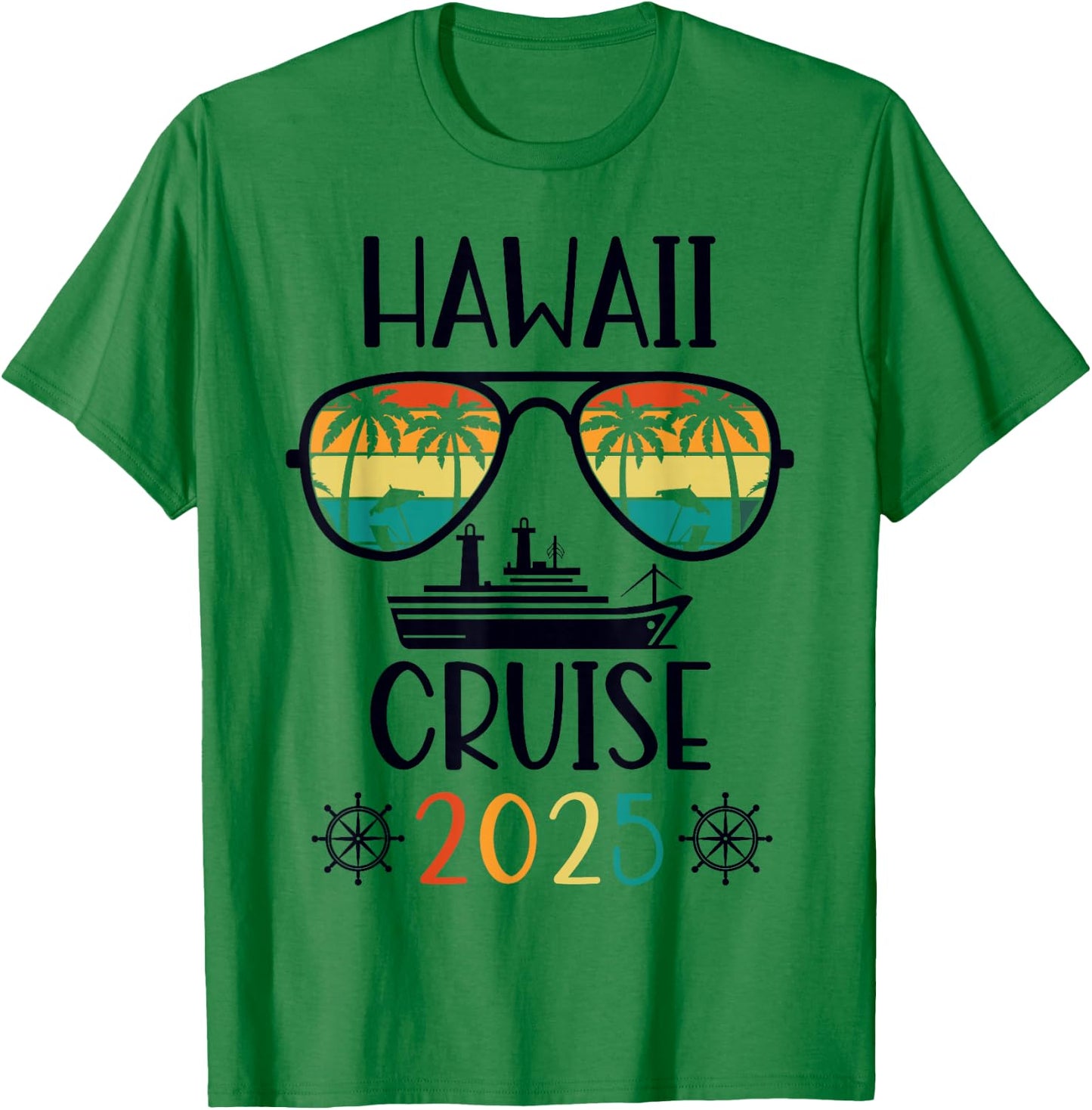 Hawaii Cruise 2025 Vacation Trip Matching Family Group T-Shirt - T-Shirt | Irish Green