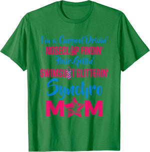 Synchronized Swimming Synchro Mom T-Shirt - T-Shirt | Irish Green