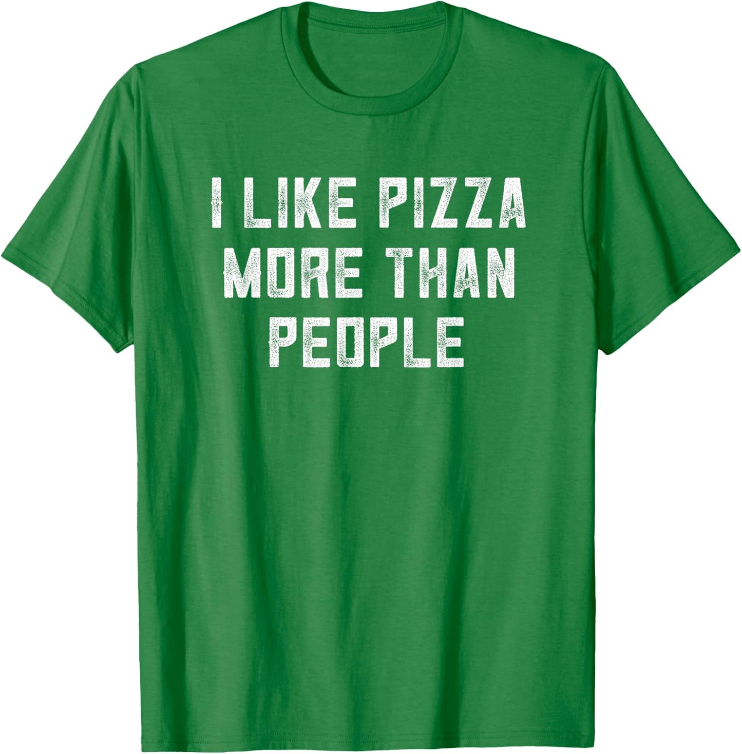 Pizza Gifts For Pizza Lovers Pizza Theme Women I Like Pizza More Than People Red X-Small T-Shirt - T-Shirt | Irish Green