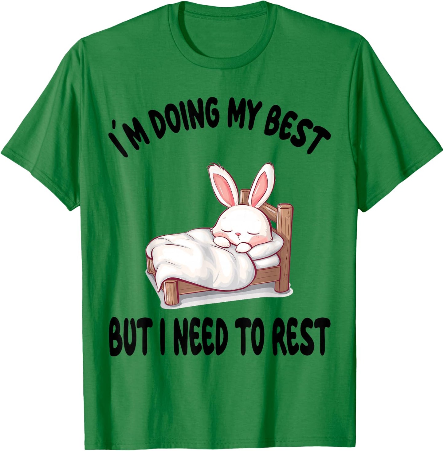 Bunny Rabbit Official Sleepshirt Pajamas Nightgown T-Shirt - T-Shirt | Irish Green