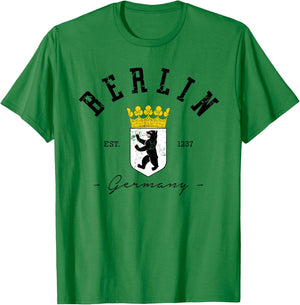 Berlin Germany Berlin City Berlin Gift, Germany vacation T-Shirt - T-Shirt | Irish Green