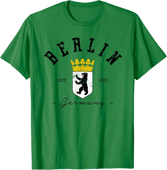 Berlin Germany Berlin City Berlin Gift, Germany vacation T-Shirt - T-Shirt | Irish Green
