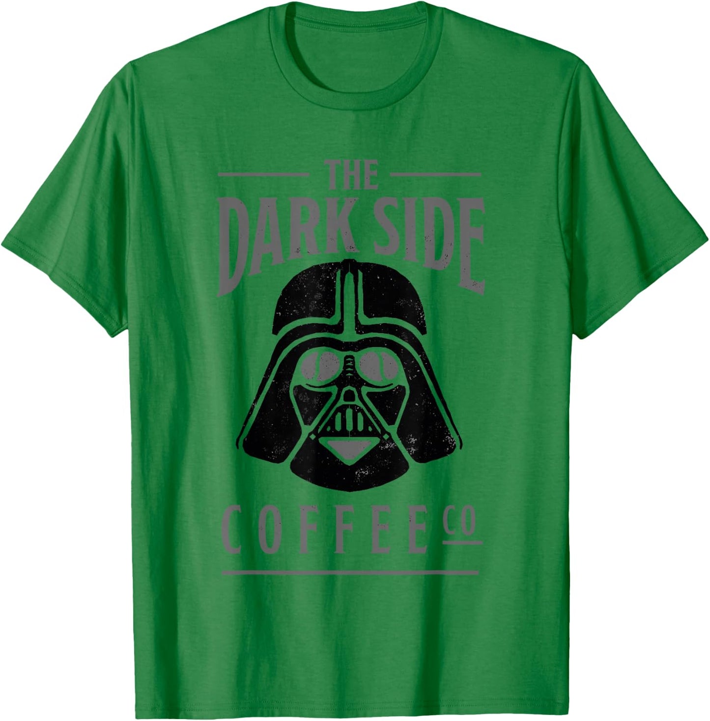 Star Wars Classic The Dark Side Coffee Co. Darth Vader Retro T-Shirt - T-Shirt | Irish Green