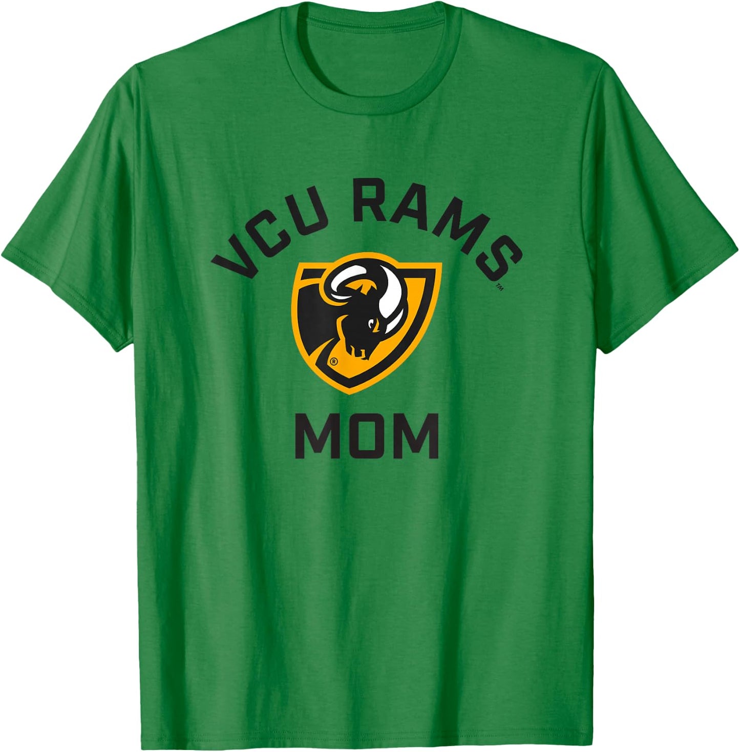 Virginia Commonwealth University VCU Rams Arched Mom T-Shirt - T-Shirt | Irish Green