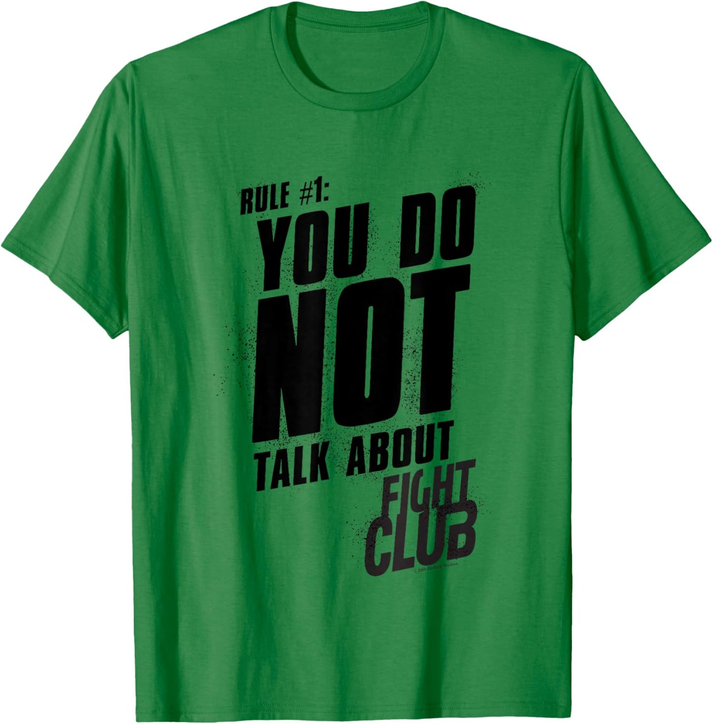 Fight Club Rule #1 You Do Not Talk About Fight Club Retro T-Shirt - T-Shirt | Irish Green