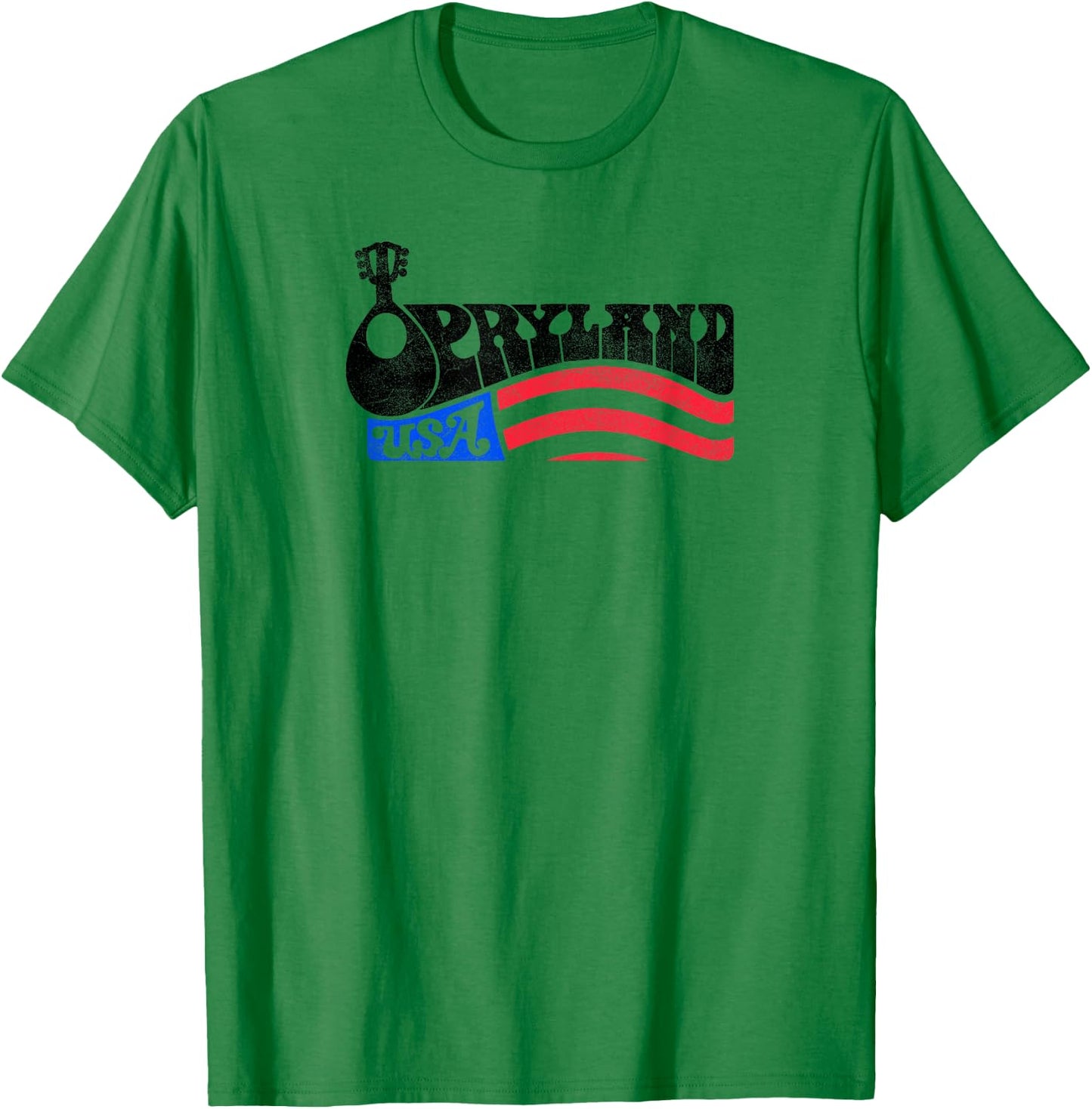 Opryland USA Nashville TN Retro 80s Country Music Theme Park T-Shirt - T-Shirt | Irish Green