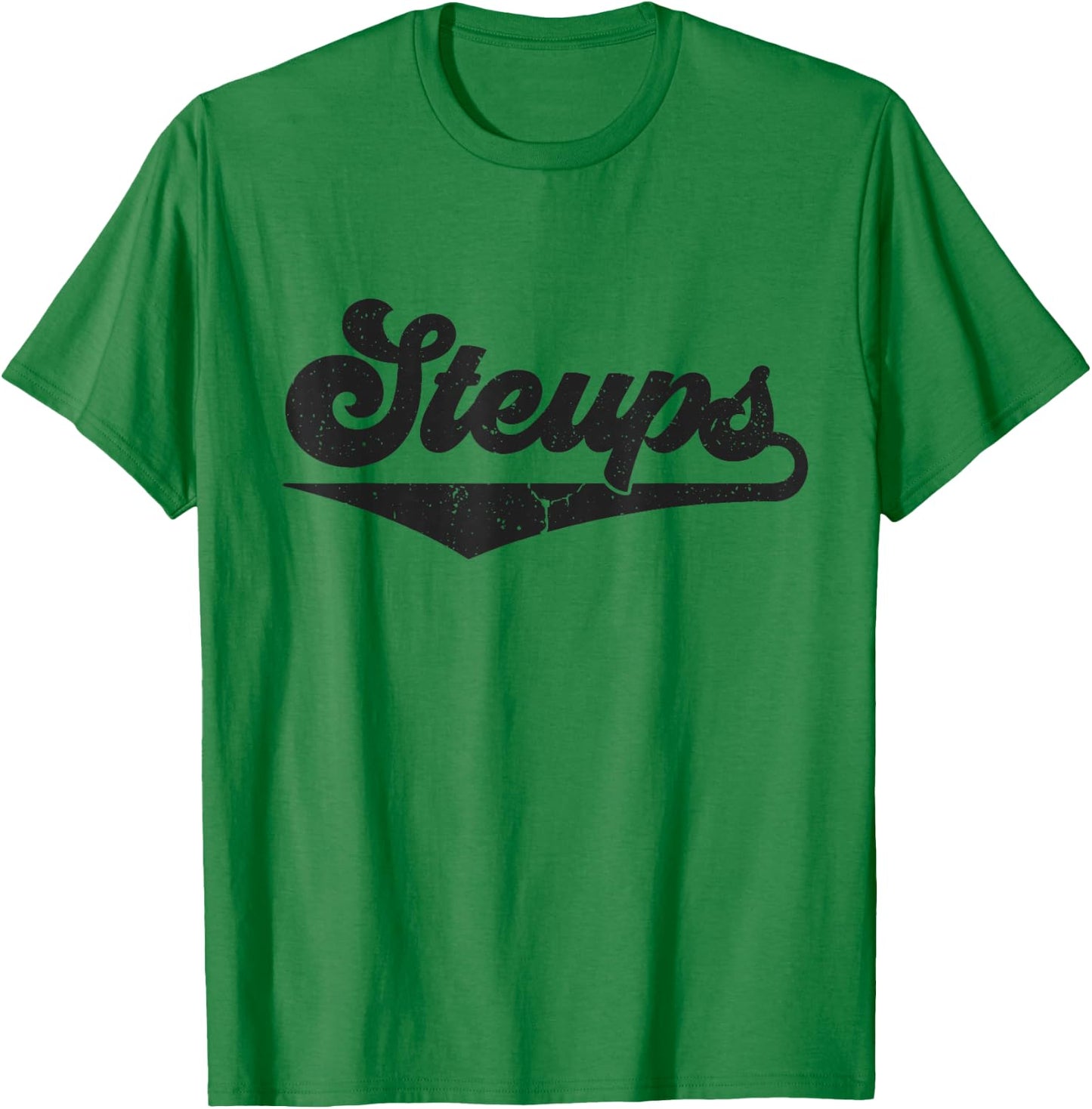 Steups Trinidad and Tobago Funny Pride Flag Retro style T-Shirt - T-Shirt | Irish Green