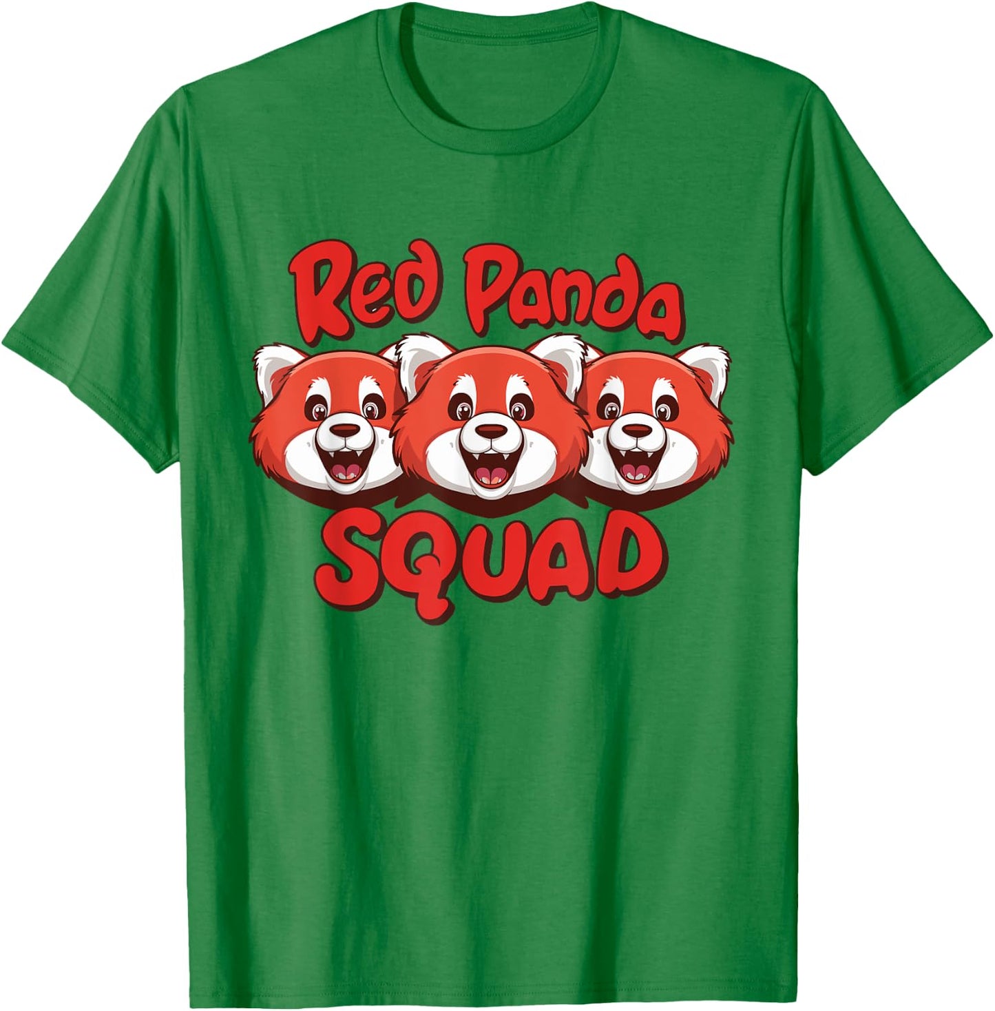 Red Panda Squad Red Panda Lover Shirt Cool Red Panda T-Shirt - T-Shirt | Irish Green