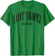 Saint Tropez France 1978 Vintage Retro Travel T-Shirt - T-Shirt | Irish Green