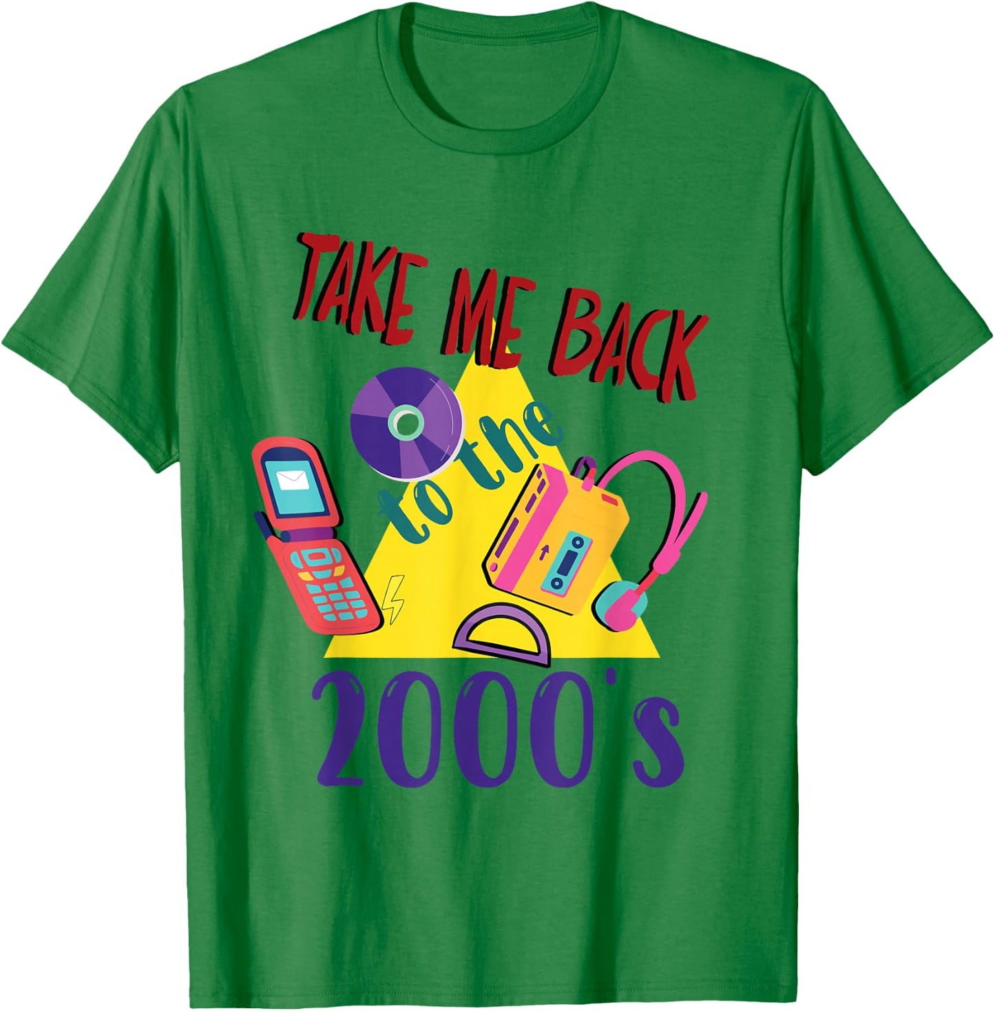 Take me back to the 2000's vintage two-thousands retro 00s T-Shirt - T-Shirt | Irish Green