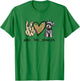 Funny Peace Love Miniature Schnauzer Lover T-Shirt - T-Shirt | Irish Green