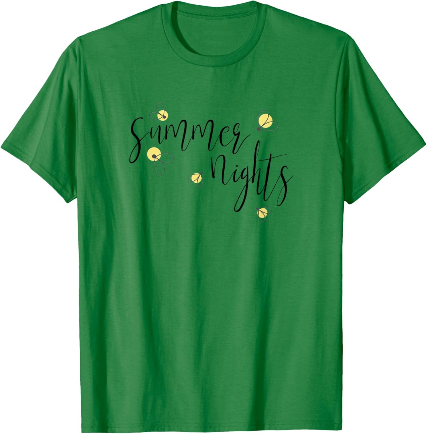 Fireflies Lightning Bugs Shirt Cute Summer Nights T-Shirt - T-Shirt | Irish Green