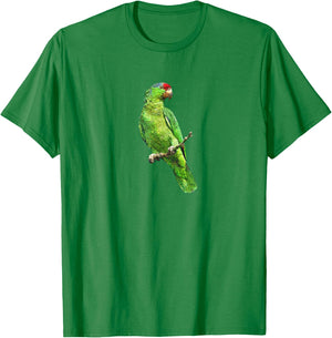 Green Amazon Parrot Bird T Shirt T-Shirt - T-Shirt | Irish Green