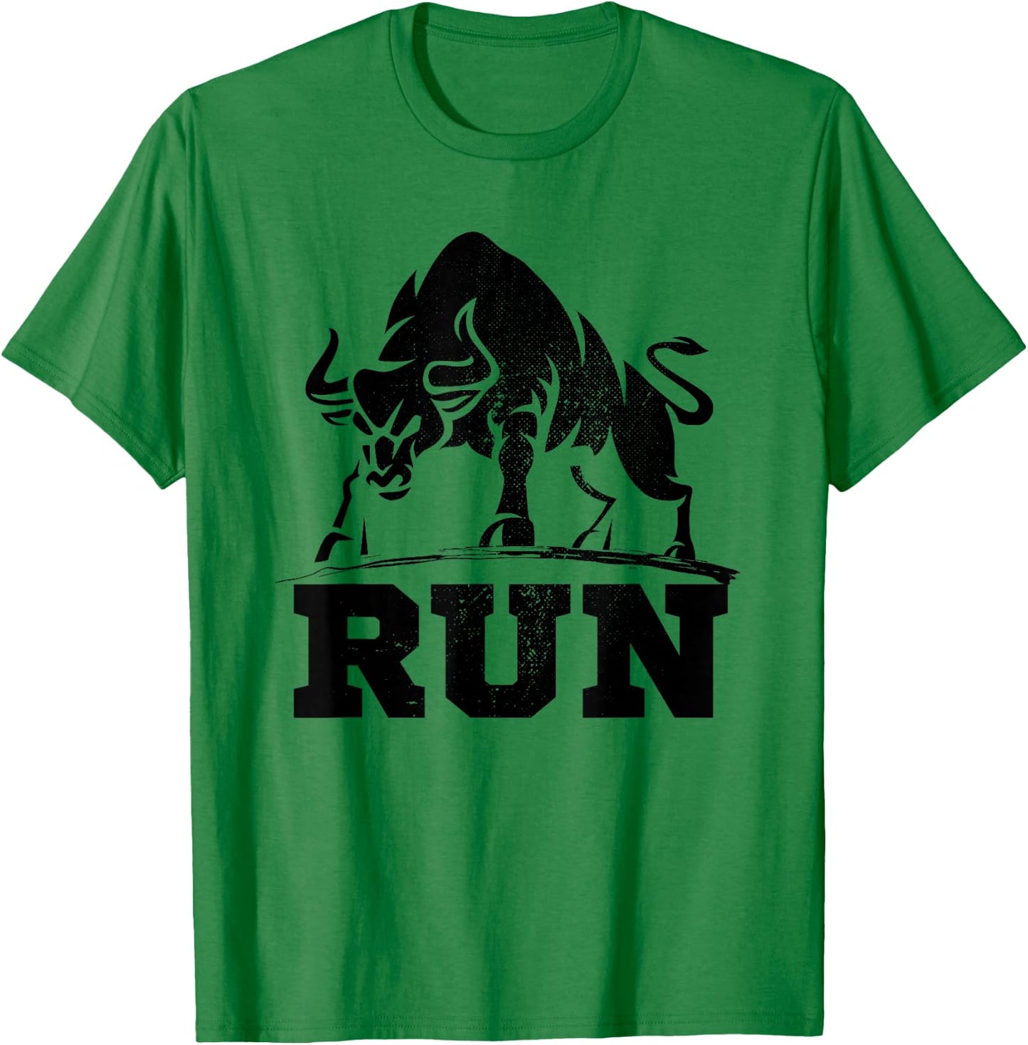 Raging Bulls Running of Bull Bullfight Cowboys Lover Animal T-Shirt - T-Shirt | Irish Green