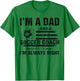 Dad Soccer Coach Funny Fathers Day Christmas Soccer Lover Da T-Shirt - T-Shirt | Irish Green