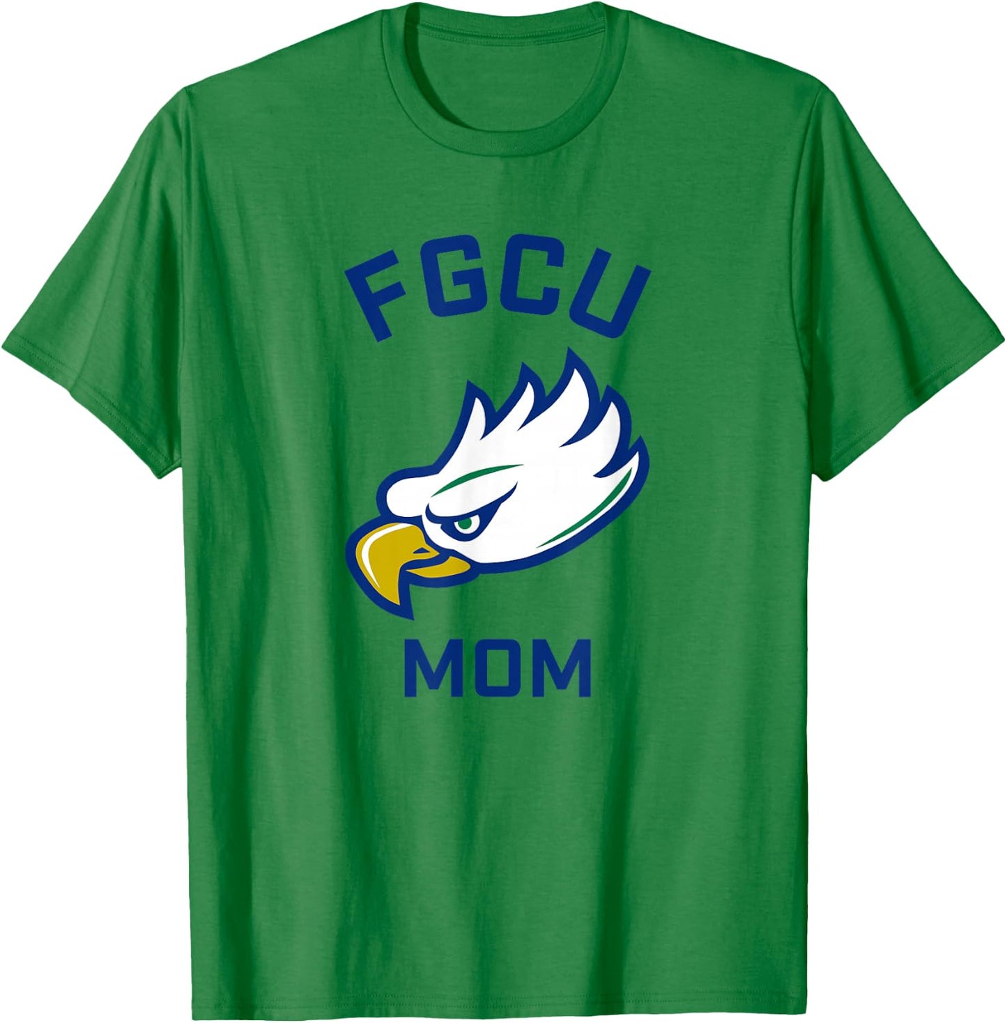 Florida Gulf Coast University FGCU Eagles Arched Mom T-Shirt - T-Shirt | Irish Green