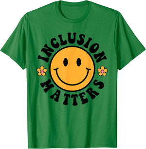 Special Education Teacher Autism Awareness Inclusion Matters T-Shirt - T-Shirt | Irish Green