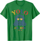Yolo JK BRB Jesus Christ Funny Christian Easter Sunday Joke T-Shirt - T-Shirt | Irish Green