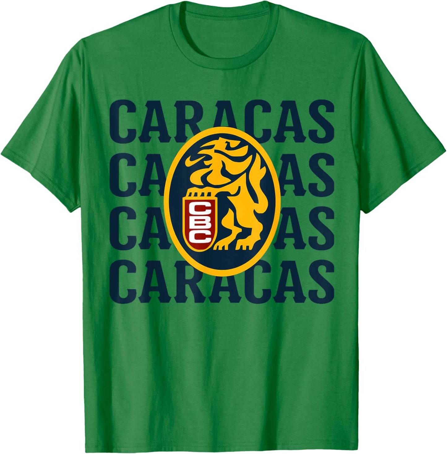 El Emblema de los Leones del Caracas: Orgullo Caraquista T-Shirt - T-Shirt | Irish Green