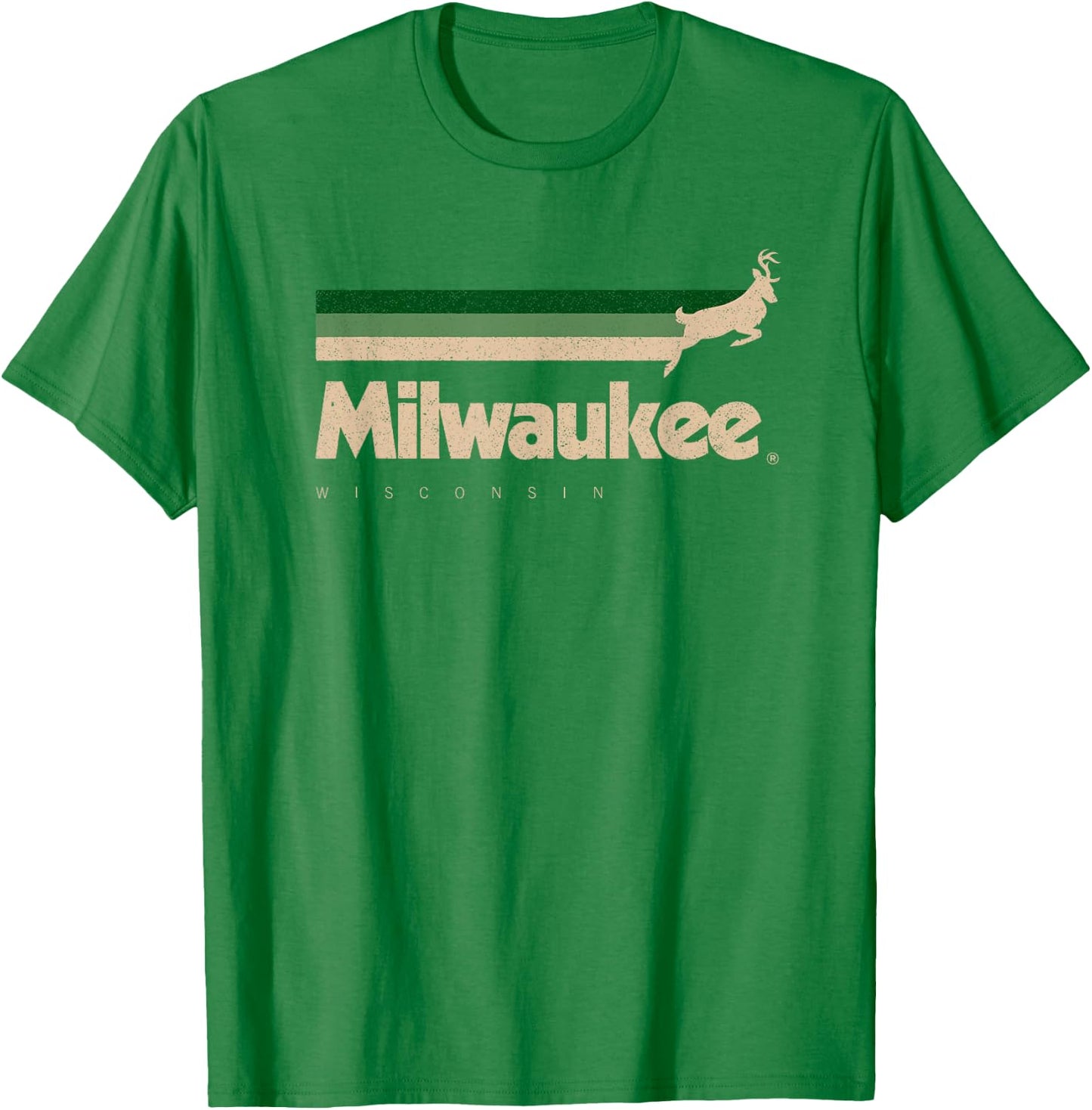 Green Milwaukee Basketball B-Ball City Wisconsin Milwaukee T-Shirt - T-Shirt | Irish Green