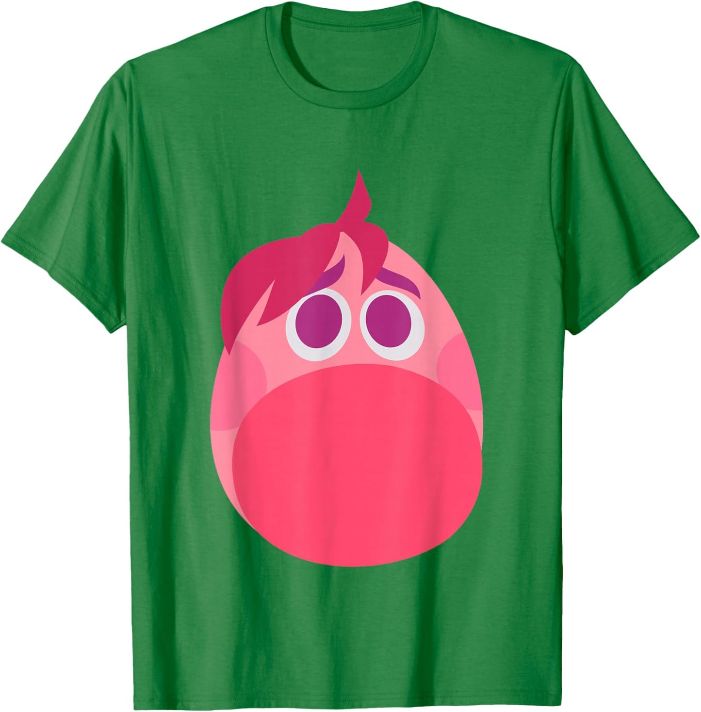 Disney Pixar Inside Out 2 Embarrassment Big Head Logo T-Shirt - T-Shirt | Irish Green