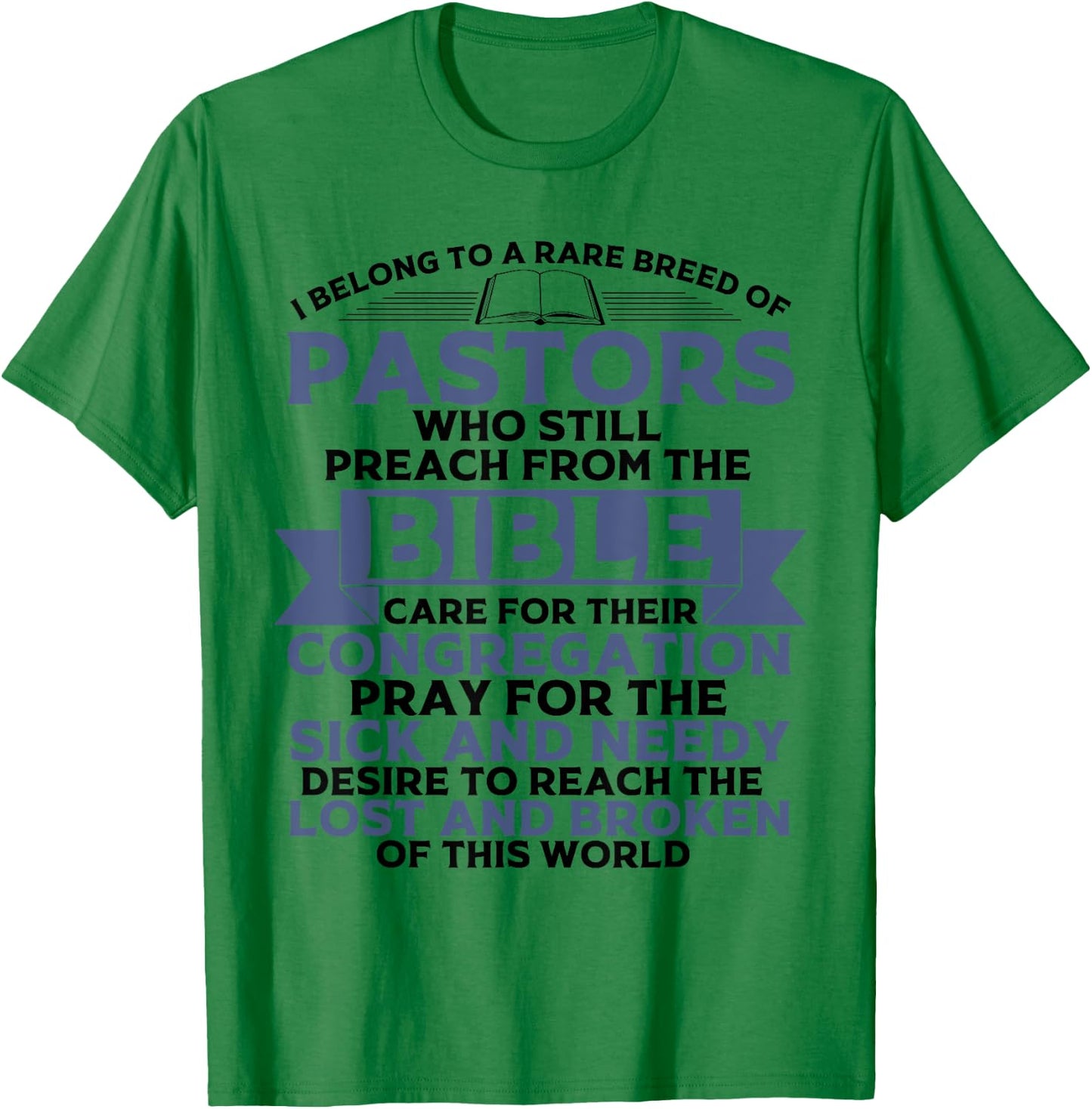 Funny Pastor Appreciation Gift Christian Preacher Men Women T-Shirt - T-Shirt | Irish Green