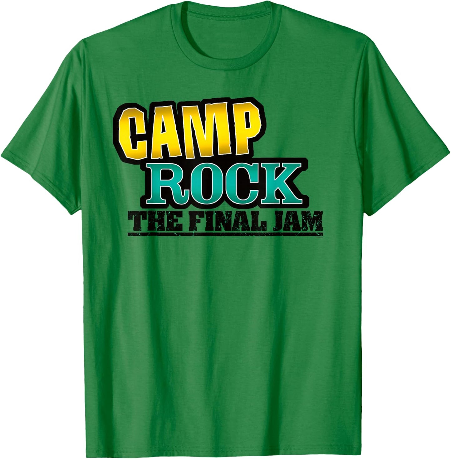 Disney Channel Official Camp Rock 2: The Final Jam Logo T-Shirt - T-Shirt | Irish Green